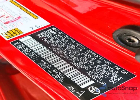 2008 Toyota Prius z USA, uszkodzony, nr VIN JTDKB20U487778452